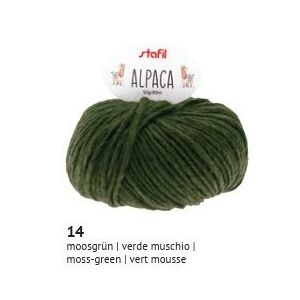 Alpaca Lana 50g Col. 14 Verde muschio - STAFIL