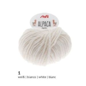 Alpaca Lana 50g Col. 1 Bianco - STAFIL