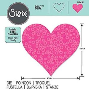 Fustella Bigz cuore - Heart 3 - SIZZIX