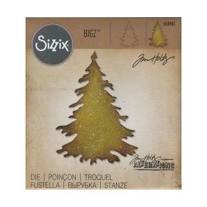 Fustella Bigz Evergreen by Tim Holtz - SIZZIX