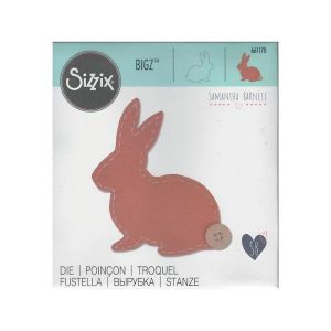 Fustella Bigz Lovable Bunny - Tenero Coniglietto - SIZZIX