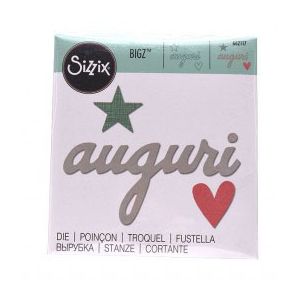 Fustella Bigz Auguri (best wishes) - SIZZIX