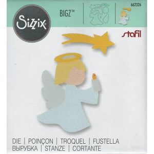 Fustella Bigz Angel with Candle - Angelo con candela - SIZZIX