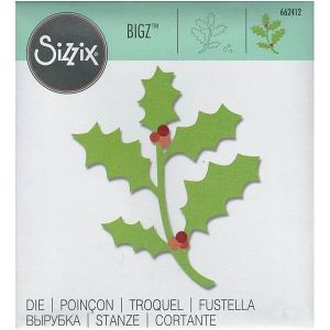 Fustella Bigz Holly - Agrifoglio - SIZZIX