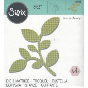 Fustella Bigz Camellia leaf by Sharon Drury - SIZZIX