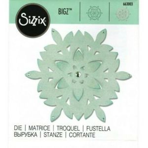 Fustella Bigz Snowflake decoration - Fiocco di neve - SIZZIX