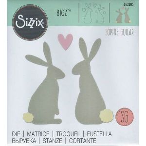 Fustella Bigz Best Bunnies - Coniglietti - SIZZIX