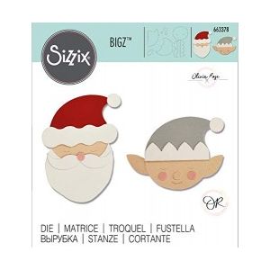 Fustella Bigz Santa & Elf - Babbo Natale con elfo - SIZZIX