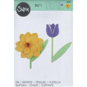 Fustella Bigz L Spring Flowers - SIZZIX