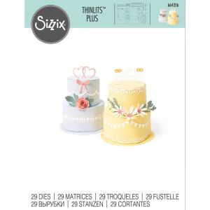 Fustella Thinlits Plus Cake pop up - SIZZIX