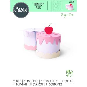 Fustella Thinlits Plus Cake Box - SIZZIX