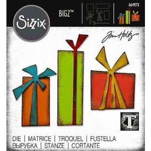 Fustella Bigz Gift Wrap - Carta da Regalo by Tim Holtz - SIZZIX