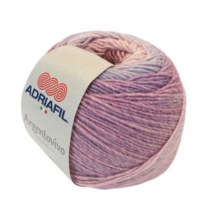 Filato Argentovivo 100gr col.Rosa-lilla - ADRIAFIL