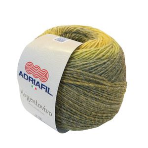 Filato Argentovivo 100gr col.82 Verde acido - oliva - ADRIAFIL