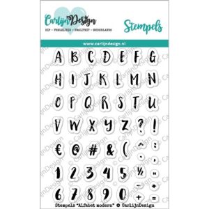 Clear Stamps Alphabet Modern - CARLIJN DESIGN