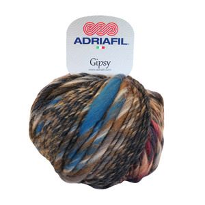 Filato Gipsy 50gr col.28 Mix Marrone Beige - ADRIAFIL