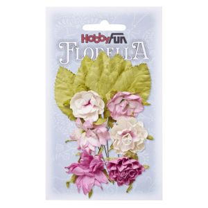 Florella Fiori di carta di Mora 3cm Rose - HOBBY FUN