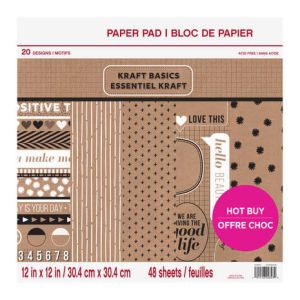 Kraft Basics 12x12 Inch Paper Pad - DCWV