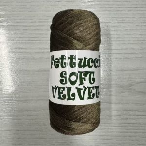 Fettuccia Soft Velvet  200 gr  Col. 52 Verde Militare - MAS