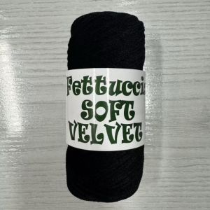 Fettuccia Soft Velvet  200 gr  Col. 81 Nero - MAS
