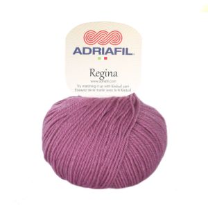 Lana Regina 50gr 100% merino superwash col.50 Malva - ADRIAFIL