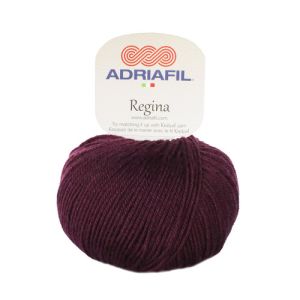 Lana Regina 50gr 100% merino superwash col.56 Vino - ADRIAFIL